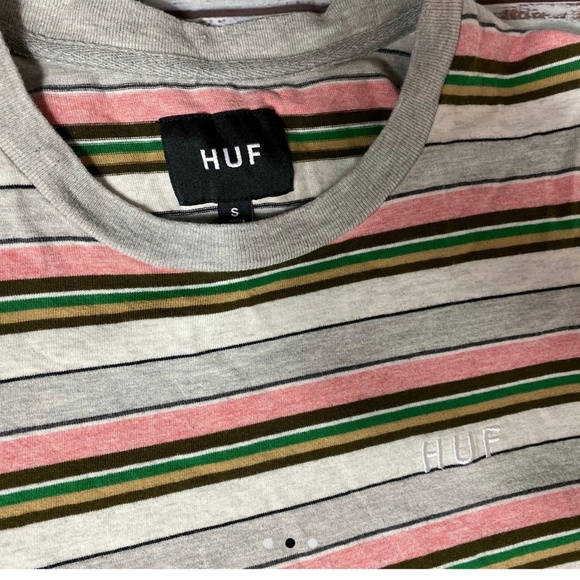 HUF Multi Color Striped Tee - Picture 2 of 3